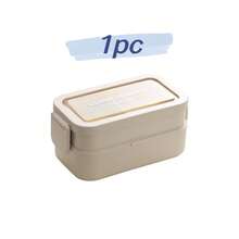 1pc Lunch Box (With Utensils), Portable Bento Box With Lid, Food Storage Container, Leak-Proof Food Storage Box, Christmas, Birthday, Holiday Gift, Suitable For Back To School, Work, Camping, Picnic, Study, Kitchen Storage, Kitchen Accessories, Back To School Essential - Multicolor - View 12