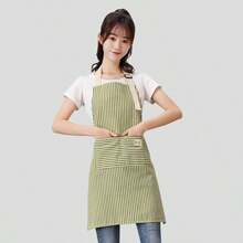 Customized Embroidered Name Apron, Kitchen Apron - Breathable And Skin-Friendly, Personalized Design, Thoughtful And Practical Souvenir, Striped Color Options. Suitable For Cooking, Baking, Handicrafts - Ideal For Home Use, Craft Studio - Multicolor - View 12