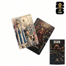 FIFA Messi & Ronaldo Football Playing Cards, Football Star Playing Card Set With Storage Box, Suitable For Party Games And Fan Collection - Multicolor - View 1