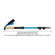 Lightweight Hiking Sticks Hiking Poles Adjustable Trekking Poles - Blue - View 5