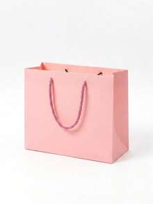 5/1-Pack White/Pink Gift Bags With Handles - Sturdy Paper Tote Bags For Weddings, Mother's Day, Birthdays And Christmas (Elegant, Reusable) - Multicolor - View 7