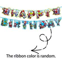 Spidy And His Amazing Friends Themed Party Favors Swirls Happy Birthday Events Party Decorations Ceiling Hanging Spirals - Multicolor - View 13