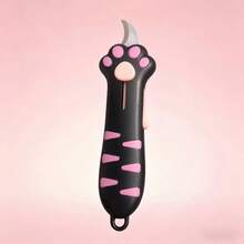 Cute Cat Paw Retractable Utility Knife, Mini Portable Cartoon Box Cutter, Perfect For Opening Packages, Cutting Letters, DIY Crafts - Beautiful Kawaii Style Paper Knife With Lanyard Hole, Suitable For Office, Home And School Small Tool, Great Gift For Family And Friends - Multiple Styles - View 7