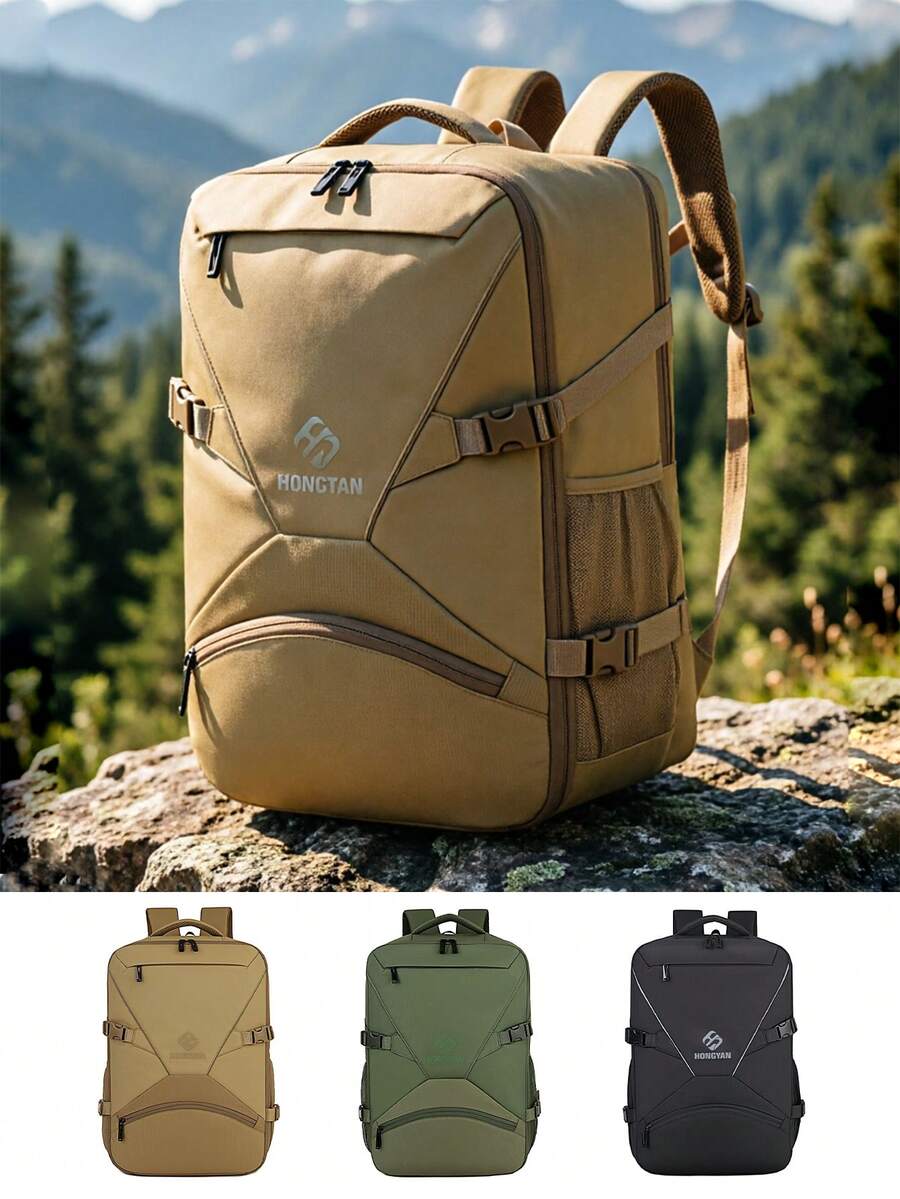 Myco Outdoor Tactical Functional Backpack, Waterproof Nylon Material Business Cabin Backpack With Luggage Strap, Large Capacity Multi-Pocket Daily Backpack Suitable - Multicolor - View 1