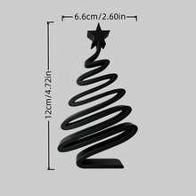 1pc 3D Printed Minimalist Christmas Tree Ornament | Modern Geometric Desktop Decor - Living Room, Entryway, Hallway, Dining Table Holiday Atmosphere Decoration / Versatile Home Style / Creative Christmas Gift - Ornaments - View 5