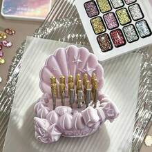 1 3D Printed Cute Pink Ocean Seal Nail Drill Storage Rack, Nail Tool Storage Rack With Grinding Head Groove, Space Saving Nail Storage Box, Suitable For Nail Salons And DIY Nail Products At Home - Multicolor - View 1