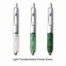 1pc New Style Photochromic Thick Barrel Click Neutral Pen 0.5mm Bullet Tip, Sun-Activated Color Changing Highly Attractive Student Black Practice Pen, Bullet Tip Pen Head With Full And Smooth Ink Flow, Smooth And Fluid Writing With Bold And Clear Handwriting, Resistant To Ink Splatter And Skipping, Comfortable For Long-Term Daily Practice, Creative Photochromic Pen Barrel With Brighter Colors Under Stronger UV Rays, Different Appearances Indoors And Outdoors, Fun And Novel Design With Outstanding Aesthetics, Thick Barrel Body Design - A - View 6