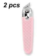 3/2/1 Nail Clipper Set, Salon Exclusive, Nail Scissors, Cuticle Scissors, Non-Slip Handle, Stainless Steel Cuticle Cutter, Nail Care Tool Set, Stainless Steel Nail Clippers, Nail Care Set, Cuticle Remover Set, Nail Cuticle Pusher, Manicure And Pedicure Set - Pink - View 9