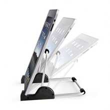 [Fashion]Tablet Stand, Suitable For Desktop | Multi-Angle Support For Laptop And Tablet, Aluminum Alloy Material, Lightweight And Durable, Easy To Carry Design, Ultra-Portable, Foldable And Adjustable | Adhesive Pad Fixation, Strong Versatility - Multi-color - View 4