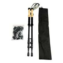 Adjustable Trekking Poles Lightweight Hiking Sticks Hiking Poles - Black - View 7