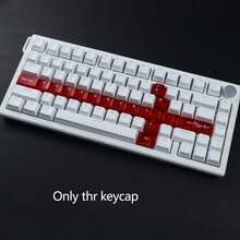مجموعة أغطية مفاتيح PC شفافة بتصميم سيف حرفي، بروفايل Cherry لمفاتيح MX الميكانيكية، لوحة المفاتيح غير مشمولة - مشاهدة 9