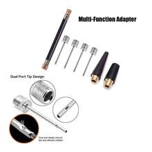 Portable Manual Ball Pump Set (Includes 6 Needles, 2 Nozzles And Extension Hose) - Heavy Duty Air Pump Suitable For Football, Basketball, Rugby, Volleyball, Rugby Football And Other Sports Equipment Inflation Needs, Ideal For Travel And Sports Gear - Multicolor - View 5