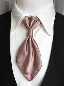 1pc Men's Small Tie Suitable For Business Casual Party Street Daily Wear Gift - Multicolor - View 3