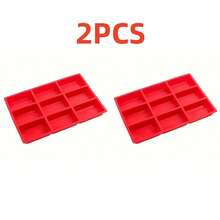 1/2PCS Multi-Purpose 9-Cavity Rectangular Silicone Bread Mold, Suitable For Oven And Air Fryer. Integrated 9-Grid Design, Applicable For Pound Cake, Toast, Pastry, Meat Cake, Fruit Cake. Soft Non-Stick Material, Easy And Complete Demolding, Not Easily Damaged. Smooth Surface, Clean With Water After Use, Reusable. Suitable For Home Baking, Flexible Texture, Can Be Rolled And Stored, Does Not Occupy Cabinet Space. Practical DIY Baking Tool For Home Kitchen, Beginners Can Easily Make Delicious Baked Treats. - View 14