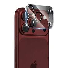 1pc Compatible With 18 Pro Max, 18 Pro / 18 Fold Fully Transparent 3D Lens Film Apple 18 Fold Integrated Lens High Definition Protective Film Phone Camera Tempered Glass Protective Film - Screen Printing - View 2