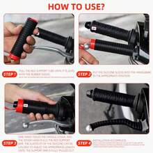 2pcs/Set Universal Motorcycle Handlebar Protector/Brake Lever Protector Anti-Slip Handlebar & Brake Lever Protective Cover Suitable For PCX160/Click/Wave NMAX/Aerox - B - View 9