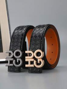 Men's Snake Skin Pattern Premium Versatile Business Casual Fashion Belt For Suit Pants - Multicolor - View 7