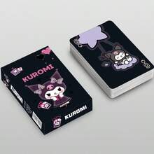 SANRIO Kuromi Co-Branded Theme Playing Cards, Personalized IP Pattern Cards, Suitable For Casual Entertainment Gatherings, Tabletop Games, Collection And Display, Dark Style, For IP Image Enthusiasts, Combining Play And Collection Attributes - Multicolor - View 1