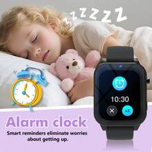1.83" Smart Watch, New Children's Smart Watch, Upgrade Game's Smartwatch For Teenager & Kids, Support Alarm Reminder, Step Counting, Stopwatch, Flashlight, Calculator, Games, Camera, Gifts - Pink - View 3