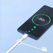 5/1pc Type-C Interface Protective Cover With Lanyard, Portable Protective Cap, Silicone Sleeve With Cord And Rope For Hanging And Tying, Data Cable Plug Dust Cover, Waterproof Plug Protective Sleeve - Multicolor - View 9