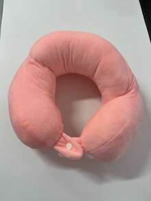 1pc U-Shaped Neck Pillow For Travel And Bed, Soft And Comfortable, Portable Cervical Pillow, Suitable For Side/Back Sleepers, Car, Airplane, Home - Multiple Colors Available - Hand Washable Filling, Medium Firmness, Ideal Choice For Students And Travelers, Random Color - A - View 12