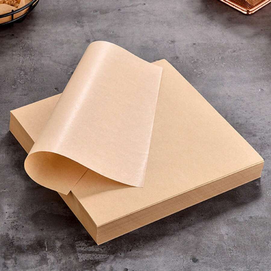 150pcs Food Wax Paper, Greaseproof Paper, Paper, Sandwich Wrapping Paper, Cake Liner Paper, Oil-Resistant Paper, Burger Wrapping Paper, Fried Food Liner Paper, For Packaging Bread, Burgers, Fries, Sandwiches, 50/150/300pcs