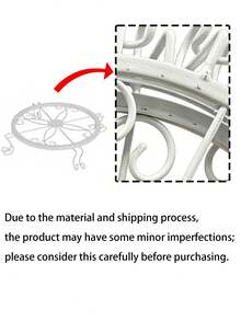 Outdoor Metal Plant Stand, Flower Pot Rack, Heavy Duty Metal Plant Stand Made Of High-Strength Rust-Proof Coated Iron, Indoor Plant Stand Suitable For Garden, Balcony, Home Kitchen, Perfect For Placing Heavy Items Like Large Potted Trees, Whiskey Barrels And Garden Decor, Multi-Purpose Placement - A - View 11