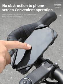 WEST BIKING Silicone Bike Phone Holder Quick To Install Soft And Shock Absorbing For Road Bikes Mountain Bikes And Motorcycle Riding Gear - Multicolor - View 6