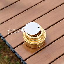 1pc Foldable Solid Alcohol Stove German Style Portable Camping Stove, Outdoor Travel Camping Stove, Portable Stove, Camping Cookware - Multicolor - View 5