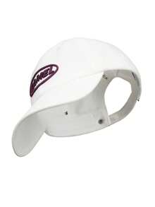 CAMEL CROWN Topi Baseball Bordir Unisex, Topi Baseball Bertepi Lebar, Meredam Wajah untuk Wajah Besar - putih pucat - View 3