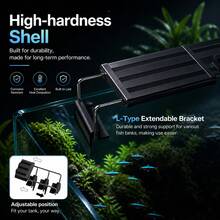 RGB Full Spectrum Dimmable Timer LED Aquarium Light, Telescopic Bracket USB Powered Fish Tank Lamp, Suitable For Aquatic Plant Growth, 5 Sizes 18-60cm Optional - View 3