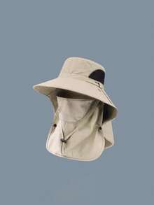 Breathable Windproof Outdoor Shade Hat With Removable Face Cover Multifunctional 360° All-Around Sun Protection Outdoor Hat For Men And Women For Hiking Garden Stuff Camping Patio Garden Travel Vacations Farms Cycling Fishing Essentials Accessories - One Size - View 15