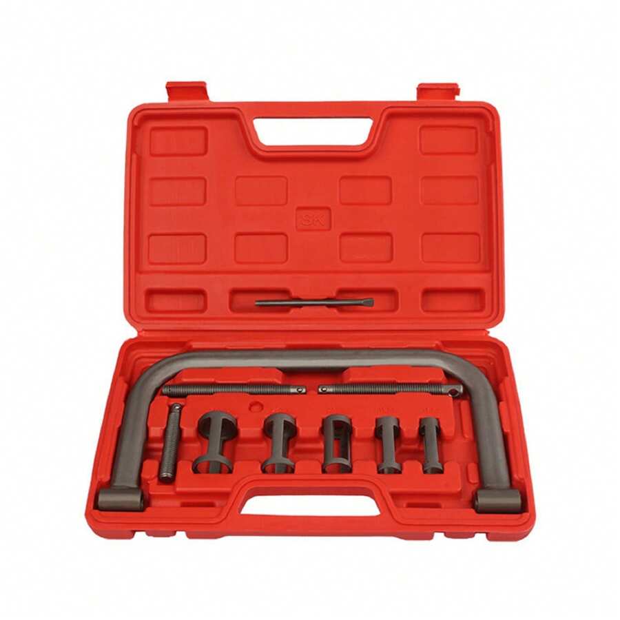 Valve Spring Compressor, Automatic Compression Clamp Tool Kit For ATV, Car, Motorcycle, Small Motor Vehicle Equipment, Spring Compressor Tools - A - View 1