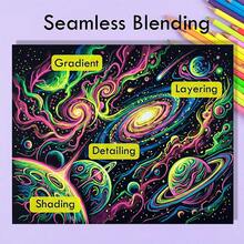 Neon Special Series 50pcs Fluorescent Colored Pencils 3.3mm - 50 Fluorescent Colored Pencils - View 7
