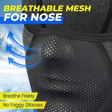Eyeglass-Hole Mask, Unisex For Men And Women, Cool And Breathable For Both Summer And Winter, Sun And UV Protection, Suitable For Motorcycle Riding, Work, And Skiing - Multicolor - View 3