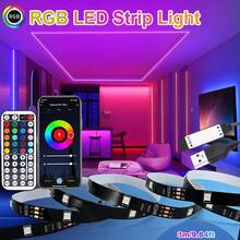 Acosh Neon APP Control RGB LED Strip Lights, USB RGB Light Strip With Remote Control, Music Sync Function, Timer Setting, Color Changing Lights For Bedroom, Living Room, Kitchen And Home Decor - RGB - View 17