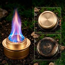 1pc Foldable Solid Alcohol Stove German Style Portable Camping Stove, Outdoor Travel Camping Stove, Portable Stove, Camping Cookware - Multicolor - View 8