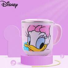 Disney Children's Stainless Steel Water Cup-Baby Milk Cup With Handle, Cute Cartoon-Printed Reusable Mug For Home Use And Parties, 260ml - Multicolor - View 21
