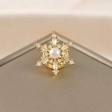 11pcs Cross-Border Anti-Exposure Brooch, High-End Seamless Small Pin For Women, Versatile Elegant Brooch To Fix Clothing And Suit Collar - White - View 5