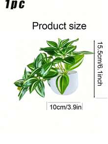 1 buah Tanaman Ivy Hijau Simulasi, Tanaman Hijau, Bunga Plastik, Bunga Palsu, Set Bunga Simulasi, Dekorasi Bonsai, Ruang Tamu, Rangkaian Bunga, Tanaman Pot - Hijau - View 27