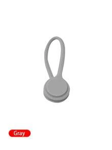 1 buah Pengatur Kabel Magnetik Kreatif Multi-Warna Baru, Klip Kabel Magnetik Silikon, Penggulung Kabel, Pengikat Kabel, Magnet Kulkas, Klip Penyimpanan, Pengatur Kabel Multifungsi Minimalis Universal - MultiWarna - View 10