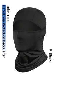 1pc Unisex Balaclava Full Face Mask, Windproof Dustproof Outdoor Sports Face Mask For Motorcycle Riding, Fishing, Climbing, Travel And Decoration - Multicolor - View 2