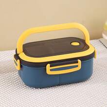 Cool Lunch Box 1200ml, Double-Layer Separated Food Container With Handle And Vent Plug, Detachable Tray Silicone Sealed Bento Box, Microwave And Refrigerator Available, Reusable Food Storage Box For Commuting, Work, Study, Outdoor Picnic - Multicolor - View 14