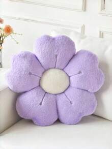 新款刺繡花卉抱枕，適用於客廳與臥室的裝飾枕，適合四季室內裝飾使用 - 淡紫色 - 查看 9