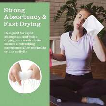 9pcs Premium Face Towel Set - Quick Dry - Ultra-Fine Coral Fleece Fiber Soft - High Absorbency - Multi-Purpose, Can Be Used As Bath Towel, SPA Towel, Face Towel And Hand Towel - Multicolor - View 5