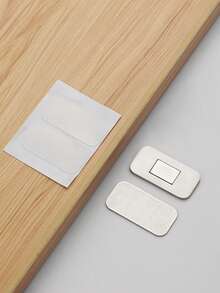1/2 Set No-Drill Stainless Steel Cabinet Magnetic Catch, Ultra-Thin Strong Magnetic Drawer Invisible Door Magnet, Wardrobe Sliding Door Magnetic Latch - A - View 10