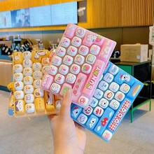 Gantungan Kunci Mainan Keyboard Pereda Stres 26 Tombol, Liontin Keyboard Mainan Kreatif Tekan Jari Ukuran Besar - Cocok Sebagai Hadiah Kecil untuk Pesta Liburan, Gantungan Kunci Keyboard Mini Buku Harian Hewan 26 Tombol, Gantungan Tas Mainan Tombol Pereda Tekanan Portabel, Hadiah Pereda Kecemasan (Pola Huruf/Variasi Warna Acak Adalah Normal/Dikirim Secara Acak) - MultiWarna - View 2