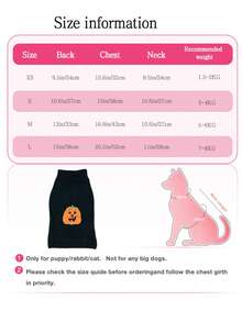 Pet Pumpkin Sweater Halloween Sweater For Cats And Dogs - Black - View 2