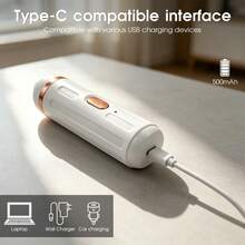 Rechargeable Electric Foot File Callus Remover Foot Care Exfoliating Tool With 3 Replaceable Brush Heads, Suitable For Dead Skin, Hard Skin, Cracked And Dry Skin, Quickly Removes Calluses For Smooth Feet, Portable Foot Cleaning Tool Travel Set - Multi-color - View 8