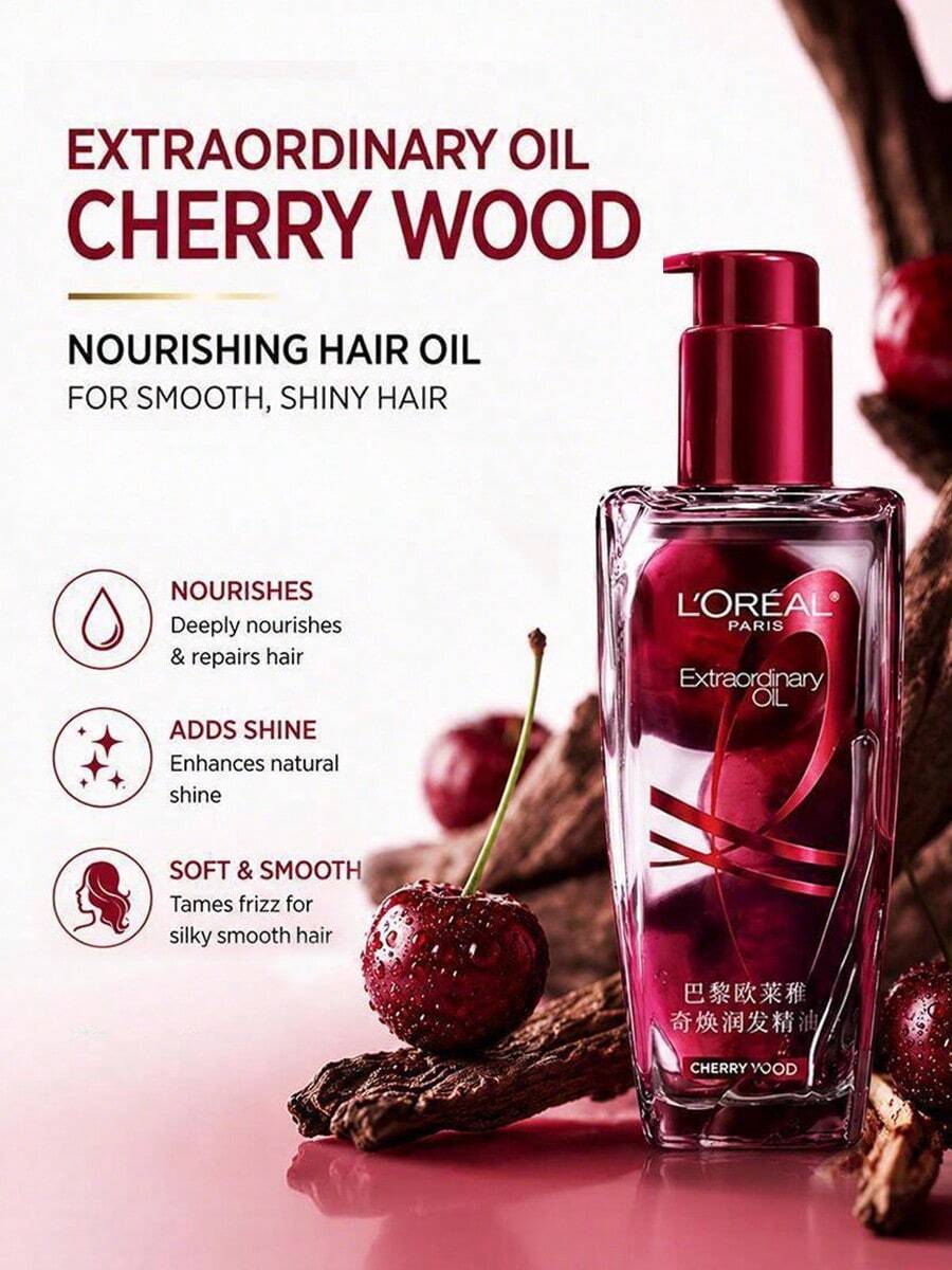 L'Oréal Paris Serum Rambut L'Oreal Paris Cherry Shine, 100ML - 100 ml air - View 1